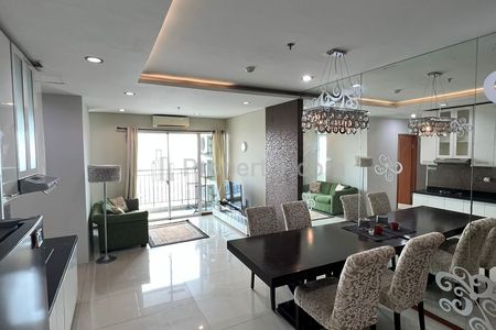 Dijual Apartemen Thamrin Residence Tipe 3+1 Kamar Tidur Kondisi Fully Furnished