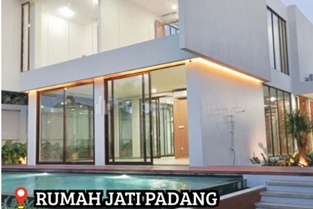 Dijual Rumah Baru Modern Tropical di Jati Padang Jakarta Selatan, Lokasi Strategis Akses 2 Mobil