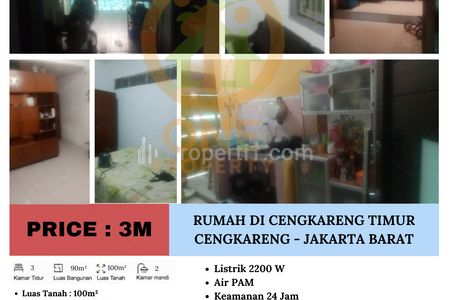 Dijual Rumah di Cengkareng Timur, Jakarta Barat
