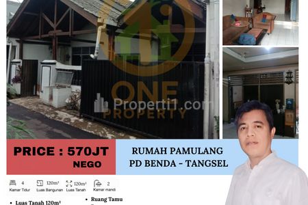 Dijual Rumah di Pondok Benda, Pamulang, Tangerang Selatan