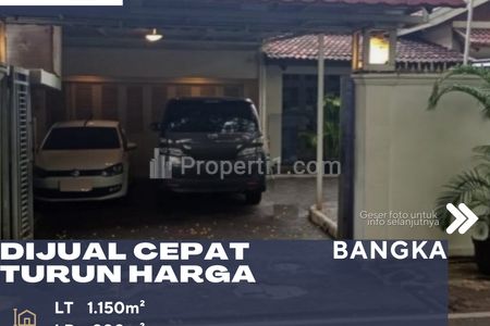 Dijual Rumah Lama Terawat Prime Area Lingkungan Prestisius Nyaman Tenang di Jalan Bangka Jakarta Selatan
