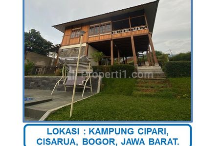 Jual Cepat Villa Baru 2 Lantai di Kampung Cipari, Cisarua, Bogor, Jawa Barat