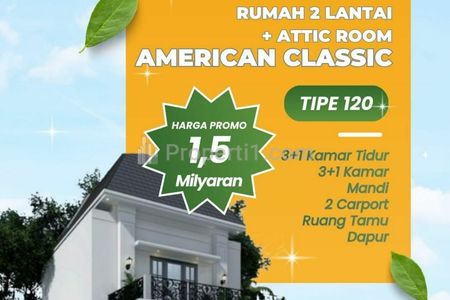 Dijual Rumah Cluster Premium di Jakasampurna, Kota Bekasi - Dekat LRT Cikunir