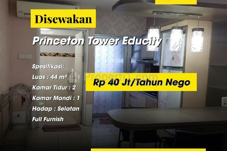 Disewakan Apartemen Educity Tower Princeton Mulyorejo Surabaya Timur