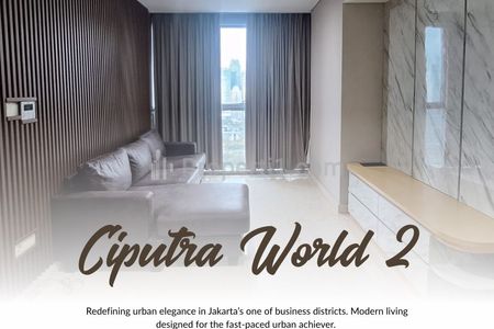 Disewakan Apartemen Ciputra World 2 Jakarta, Dekat Mall & Perkantoran