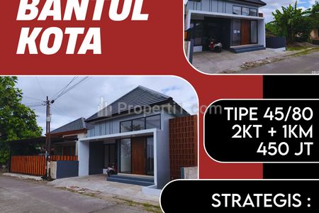 Dijual Murah Rumah Baru SHM Dekat RS PKU Bantul