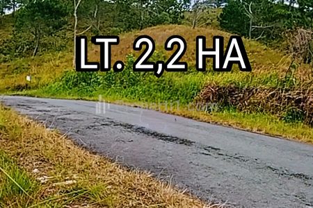 Dijual Tanah 2,2 Hektar View Danau Toba di Merek Karo Dekat Simalem Resort – Karo