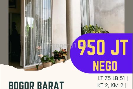 Jual Rumah Bagus Siap Huni di The Spring Town House, Curug Induk, Bogor Barat, Dekat Tol Yasmin