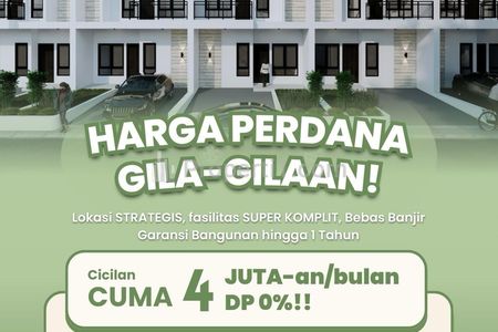 DIJUAL RUMAH2 LANTAI READY STOK 5 Juta ALL IN