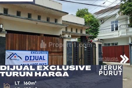 Dijual Rumah Eksklusif Posisi Hoek Lingkungan Tenang Nyaman Lokasi Strategis di Jeruk Purut Jakarta Selatan