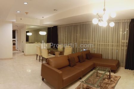 Disewakan Apartemen Kemang Village Residen 2+1 Kamar Tidur Fully Furnished