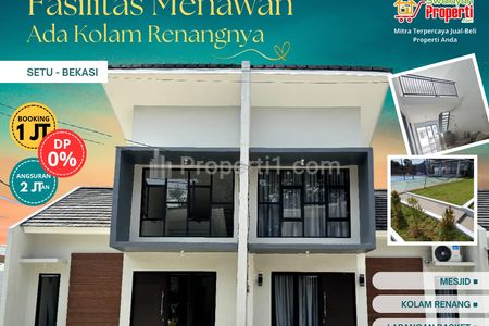Dijual Rumah Bagus DP 0% di Setu Bekasi, Hanya 10 Menit dari Gerbang Tol Burangkeng