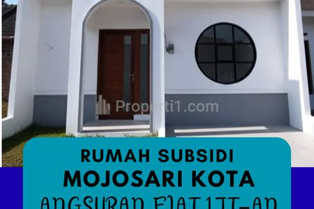 Dijual Murah Rumah Subsidi Angsuran Flat Tanpa Renovasi Hanya 5 Menit dari Jalan Raya Gajahmada Mojosari Mojokerto