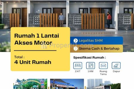 Dijual Rumah Murah Strategis di Pondok Ranggon, Cipayung, Jakarta Timur