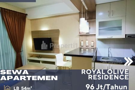 Disewakan Apartemen Royal Olive Residence 2BR Full Furnished