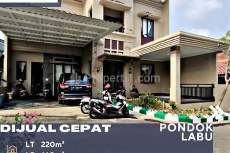 Dijual Rumah 2 Lantai di Pondok Labu Jakarta Selatan