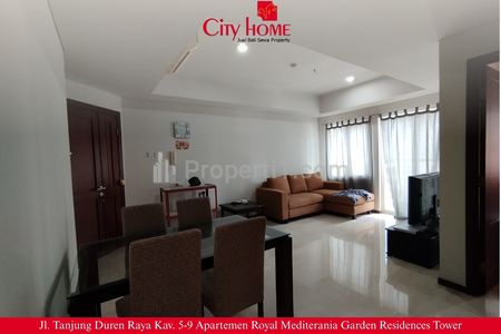 Disewakan Unit 2+1 BR Apartemen Royal Mediterania Garden Podomoro City