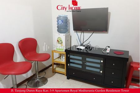 Disewakan Apartemen Royal Mediterania Garden Residences - 1BR Furnish