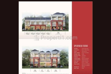 Dijual Ruko Edison 2 Lantai untuk Kantor Lokasi Ramai di Gading Serpong Tangerang