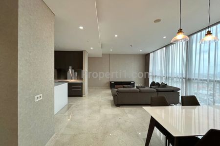 For Rent Apartment Casa Domaine, Type 2+1 BR Furnished – Strategic Location in Central Jakarta (Shangri-La Hotel Area)