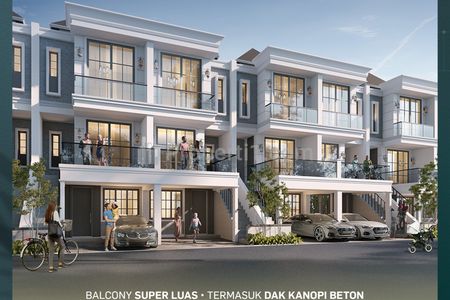 Jual Rumah 3 Lantai 3+1 Kamar Tidur di PIK2 Victoria Residence Jakarta Utara - Bisa KPR