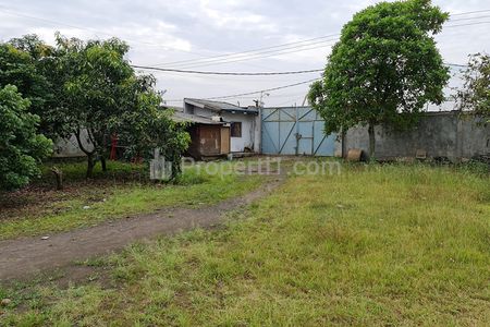 Jual Tanah 2856 m2 SHM Lebar Muka 34 Meter Bonus Kantor dan Bengkel Harga Murah untuk Manufaktur dan Pergudangan di Jl. Raya Sapan Tegalluar Bandung