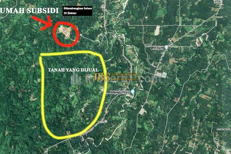 Dijual Tanah Luas 60 Hektar di Jalan Namorambe, Sembahe, Deli Serdang