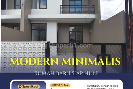 ACE 010 : Rumah Baru Modern Minimalis Siap Huni Dijual