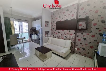 Disewakan Apartemen 2 BR Furnished di Mediterania Garden Residences 2
