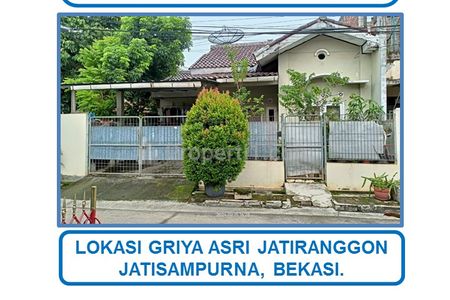 Jual Cepat Harga Spesial Rumah Hook di Griya Asri Jatiranggon, Jatisampurna, Bekasi.