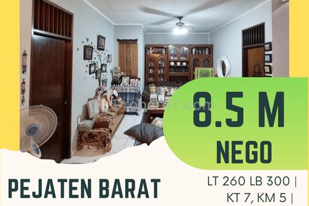 Jual Rumah 2 Lantai Bagus Siap Huni di Pejaten Jakarta Selatan 