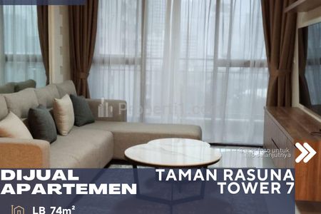 Dijual Apartemen Taman Rasuna 2BR Fully Furnished Baru Renovasi