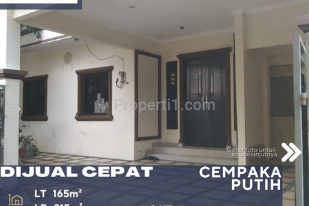 Dijual Rumah 2 Lantai Dalam Komplek Strategis di Cempaka Putih Jakarta Pusat