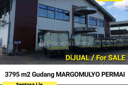 Dijual Gudang Margomulyo Permai Surabaya - Akses Truk Kontainer Dekat Kalianak, Greges, Tandes, Akses Tol - Kantor 2 Lantai - Parkiran Luas