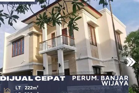 Dijual Cepat Rumah Mewah Dalam Perumahan Banjar Wijaya Posisi Hoek Full Furnished