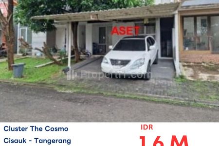 Dijual Lelang Murah  Rumah BSD Cluster The Cosmo ,  Tangerang