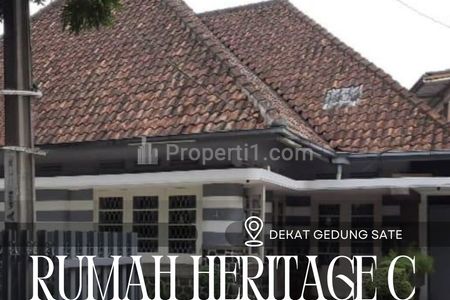 Jual Rumah Heritage Belanda Strategis Sayap Citarum Bandung