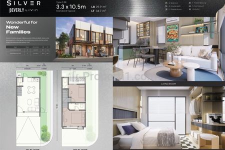 Dijual Rumah Baru Jalan Raya Legok Karawaci Park Serpong Tangerang - Wonder Collection Type Silver Beverly Livin