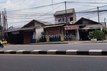 Dijual Tanah Bonus Rumah Strategis Pinggir Jalan Raya Jakarta - Bogor di Bogor