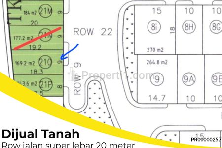 Tanah Kavling Dijual di South Emerald Citraland Surabaya Barat, Premium Area