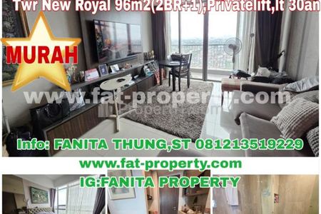 Apartemen St. Moritz Dijual MURAH! Jalan Puri Indah Jakarta Barat - 2BR Furnished - Tower New Royal