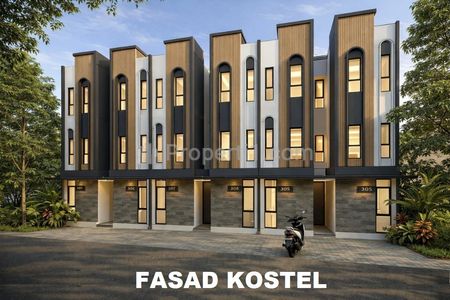 Dijual Kost di Pinggir Jln Raya Dramaga Bogor, Dekat 2 Menit Gerbang IPB - SHM Full Furnished, Tersedia Rental Manajemen, Occupancy Tinggi