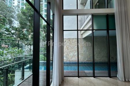 Jual Apartemen Townhouse Pakubuwono Jakarta Selatan - 4 BR 432 sqm Unfurnished 4 Lantai