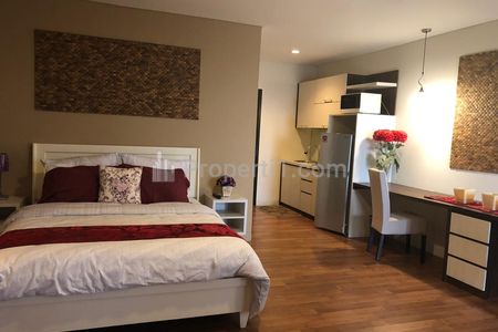 Disewakan Unit Studio Paling Luas di Apartemen Tamansari Semanggi