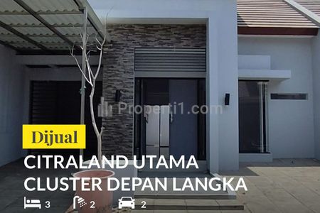 Dijual Rumah Baru Renov Citraland Raffles Surabaya Barat