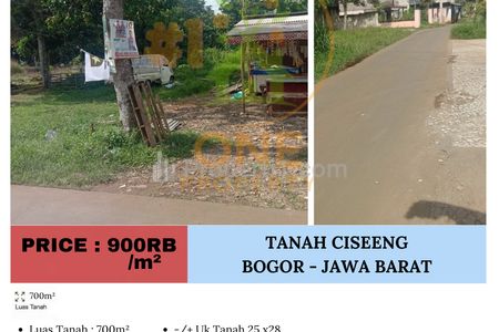 Dijual Tanah di Ciseeng, Bogor
