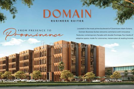 Dijual Ruko Baru di Jalan Jalur Sutera Boulevard Domain Business Suite Recto, Tangerang