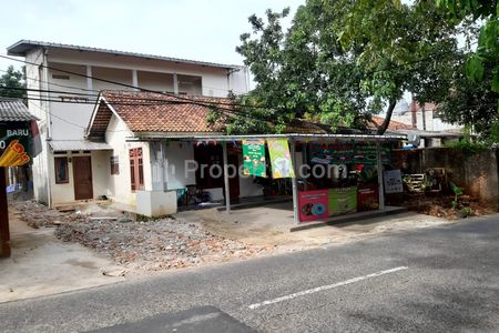 Jual Tanah Bonus Rumah Strategis di Pinggir Jalan Raya Utama Curug Agung, Beji, Depok