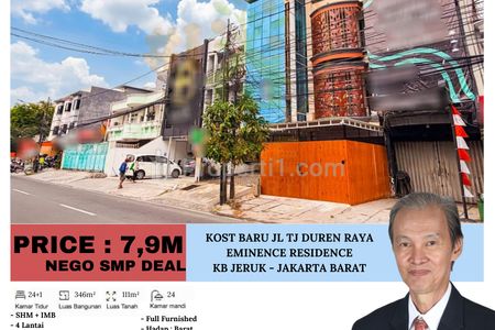 Jarang Ada! Dijual Kost Baru! Jl Tanjung Duren Raya Eminence Residence, Jakarta Barat