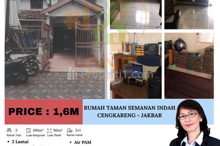 Dijual Rumah Taman Semanan Indah, Cengkareng - Jakarta Barat